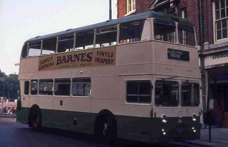 Ipswich Buses Leyland Atlantean ECW 74